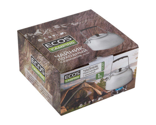 Чайник ECOS CK-071 991006 1л алюминий серебристый