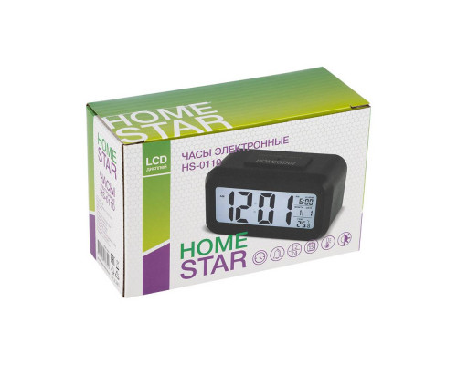 Часы электронные HOMESTAR HS-0110 черные