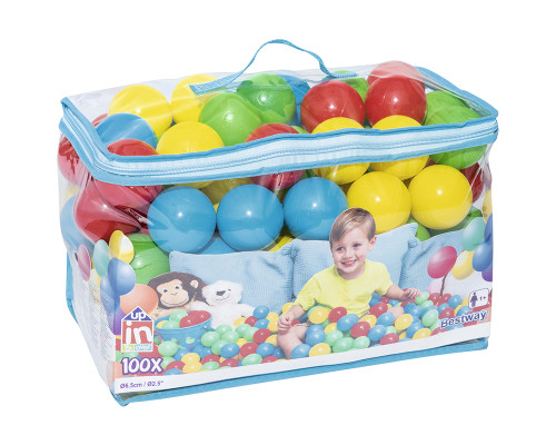 Шарики для игр, 100шт, 6,5см, Bestway 52027
