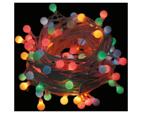 Электрогирлянда "Шарики" Bead-100-5-MC LED