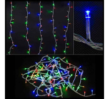 Электрогирлянда светодиодная LED100-5-MC (прозрачный шнур)