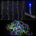 Электрогирлянда светодиодная LED100-5-MC (прозрачный шнур)