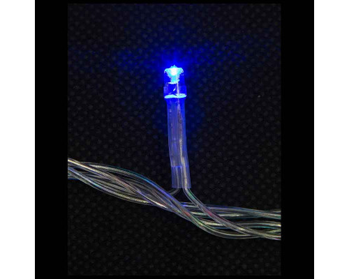 Электрогирлянда светодиодная LED100-5-MC (прозрачный шнур)