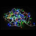 Электрогирлянда светодиодная LED100-5-MC (прозрачный шнур)