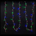 Электрогирлянда светодиодная LED100-5-MC (прозрачный шнур)