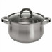 Кастрюля из нерж стали со стеклянной крышкой (d=20; 4.0 л) (6)