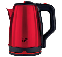 Чайник Homestar HS-1003 (1,8 л) стальной, красный
