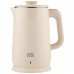 Чайник Homestar HS-1006 (1,8 л), бежевый, двойной корпус