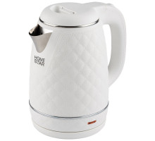 Чайник Homestar HS-1007 (1,7 л), белый, двойной корпус