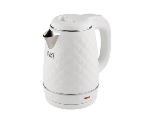 Чайник Homestar HS-1007 (1,7 л), белый, двойной корпус