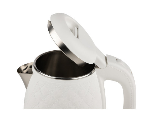 Чайник Homestar HS-1007 (1,7 л), белый, двойной корпус
