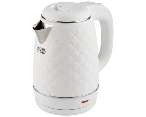 Чайник Homestar HS-1007 (1,7 л), белый, двойной корпус