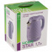Чайник Homestar HS-1007 (1,7 л), лиловый, двойной корпус