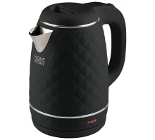Чайник Homestar HS-1007 (107008) 1,7л 1500Вт двойной корпус нерж сталь/пластик черный
