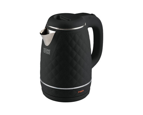 Чайник Homestar HS-1007 (1,7 л), черный, двойной корпус