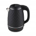 Чайник Homestar HS-1007 (1,7 л), черный, двойной корпус