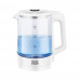 Чайник Homestar HS-1008 (1,8 л), стекло, белый