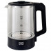 Чайник Homestar HS-1008 (1,8л), стекло, черный