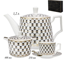 Чайный сервиз 22 пр. LENARDI 133-152 , 1,2/0,4/0,25 л, фарф., разноцвет.