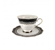 Чайный сервиз 12 пр. LENARDI 205-464 "ИЗОЛЬДА", 0,24 л, фарф., разноцвет.