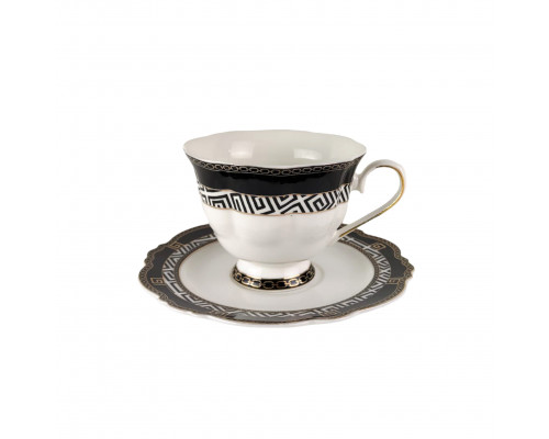 Чайный сервиз LENARDI 205-464 ИЗОЛЬДА 0,24л 12пр. фарфор разноцвет. подарочная уп.