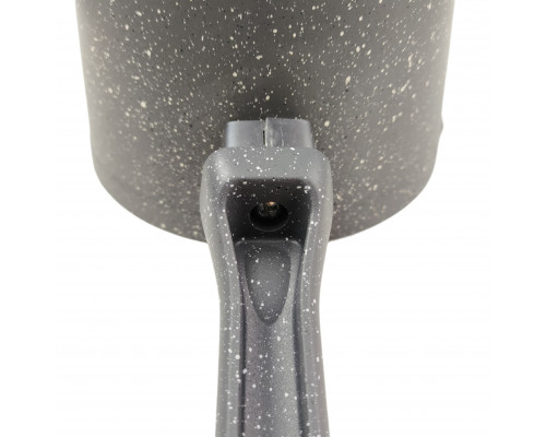 Ковш для молока Nar Granit NR-32489 1,1л 14см алюминий гран.покр. крышка нет серый