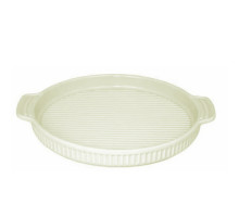 Блюдо для запекания LENARDI 205-750 21,5см фарфор белый кругл.