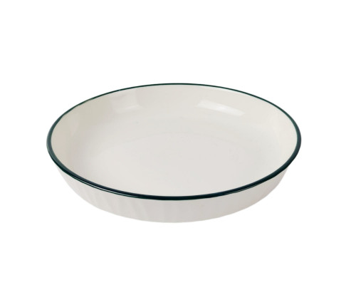 Тарелка десертная Линии MFK08366-G 18см фарфор белый