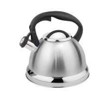 Чайник со свистком Mallony 985621 "UNICO STILE", 3,5л, инд., нерж. ст., серебр.