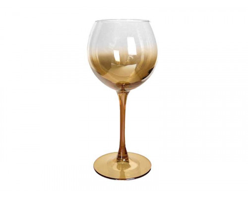 Бокал для вина GLASSTAR Карамельный Омбре RNKO1819-1 0,35л  стекло жёлтый