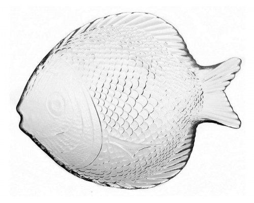 Тарелка PSB10257SLB Pasabahce "Marine" d-26см стекло фигурн.