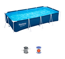 Бассейн каркасный с ф.-насосом 400х211х81см, 5700 л, Bestway 56424