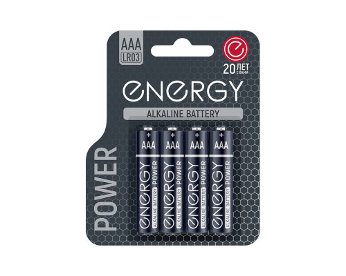Батарейка алкалиновая Energy Power LR03/4B (ААА)