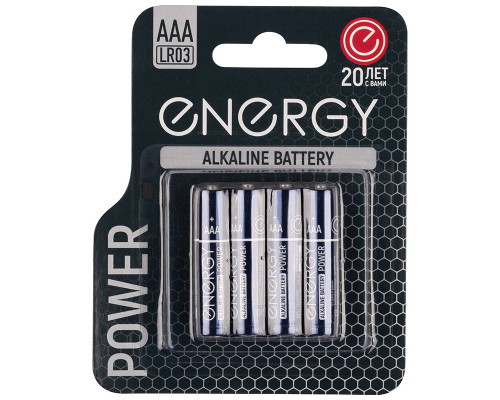 Батарейка алкалиновая Energy Power LR03/4B (ААА)