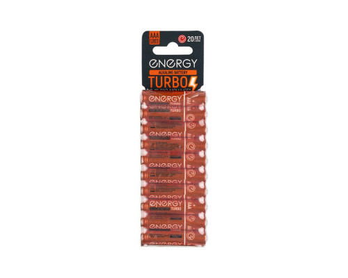 Батарейка алкалиновая Energy Turbo LR03/10KS (ААА)