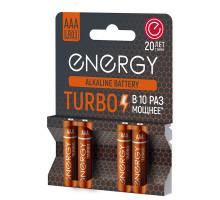 Батарейка алкалиновая Energy Turbo LR03/4B (АAА)