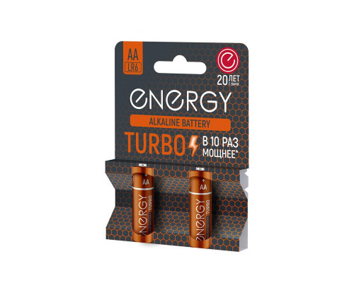 Батарейка алкалиновая Energy Turbo LR6/2B (AА)