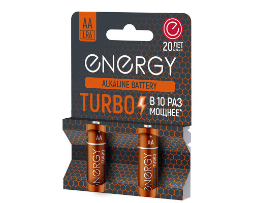 Батарейка алкалиновая Energy Turbo LR6/2B (AА)