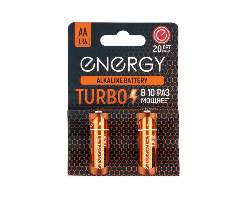 Батарейка алкалиновая Energy Turbo LR6/2B (AА)