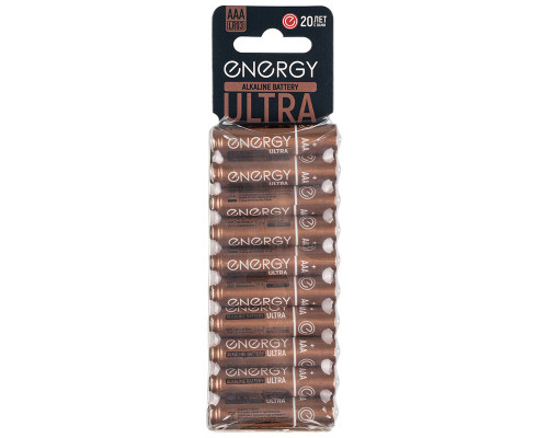 Батарейка алкалиновая Energy Ultra LR03/10KS (ААА)