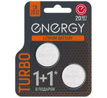 Батарейка литиевая Energy Turbo CR2032/2B