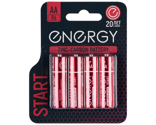 Батарейка солевая Energy Start R6/4B (AА)