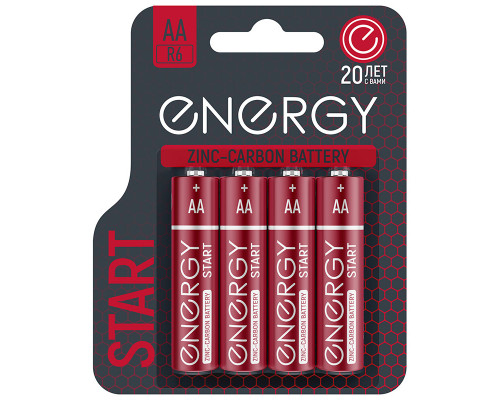 Батарейка солевая Energy Start R6/4B (AА)