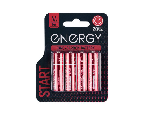Батарейка солевая Energy Start R6/4B (AА)