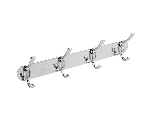 Вешалка с 4-мя крючками SSA-002-4,   (нерж.сталь) коричневая коробка