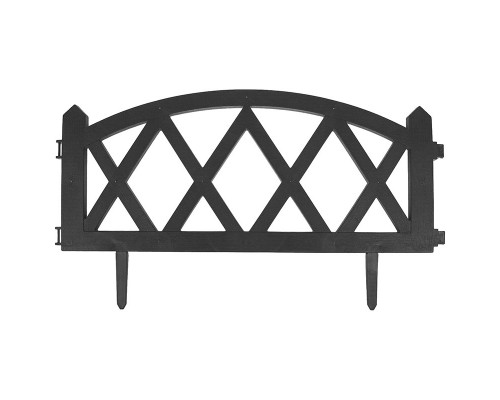 Забор декоративный "MODERN" графит (4 секции)