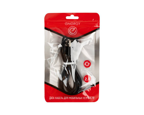 Кабель Energy ET-25 USB/Type-C, черный