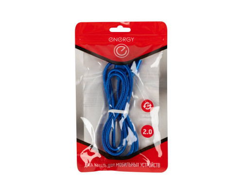 Кабель Energy ET-27 USB/Type-C, синий