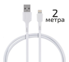 Кабель Energy ET-31-2 USB/Lightning, 2 метра, цвет - белый