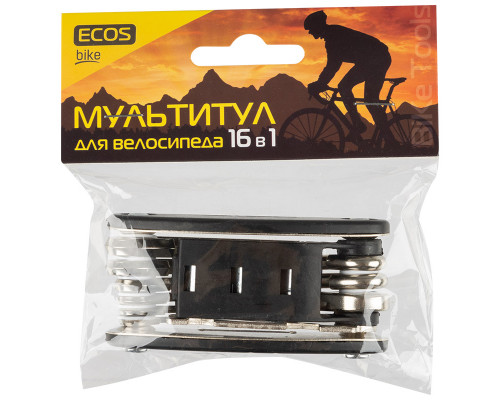 Мультитул для велосипеда 16 в 1 ECOS VEL-03